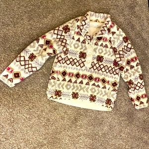 Lou&Gray Half Button Up Fluffy Top